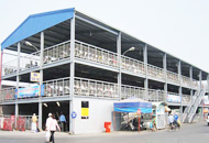 Nhà xe 2 tầng